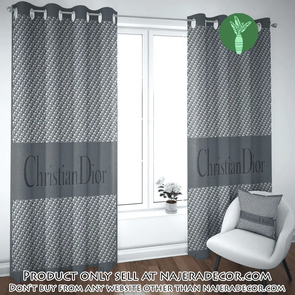 Christian dior premium window curtains hot  luxury curtain wc100 njr3142566